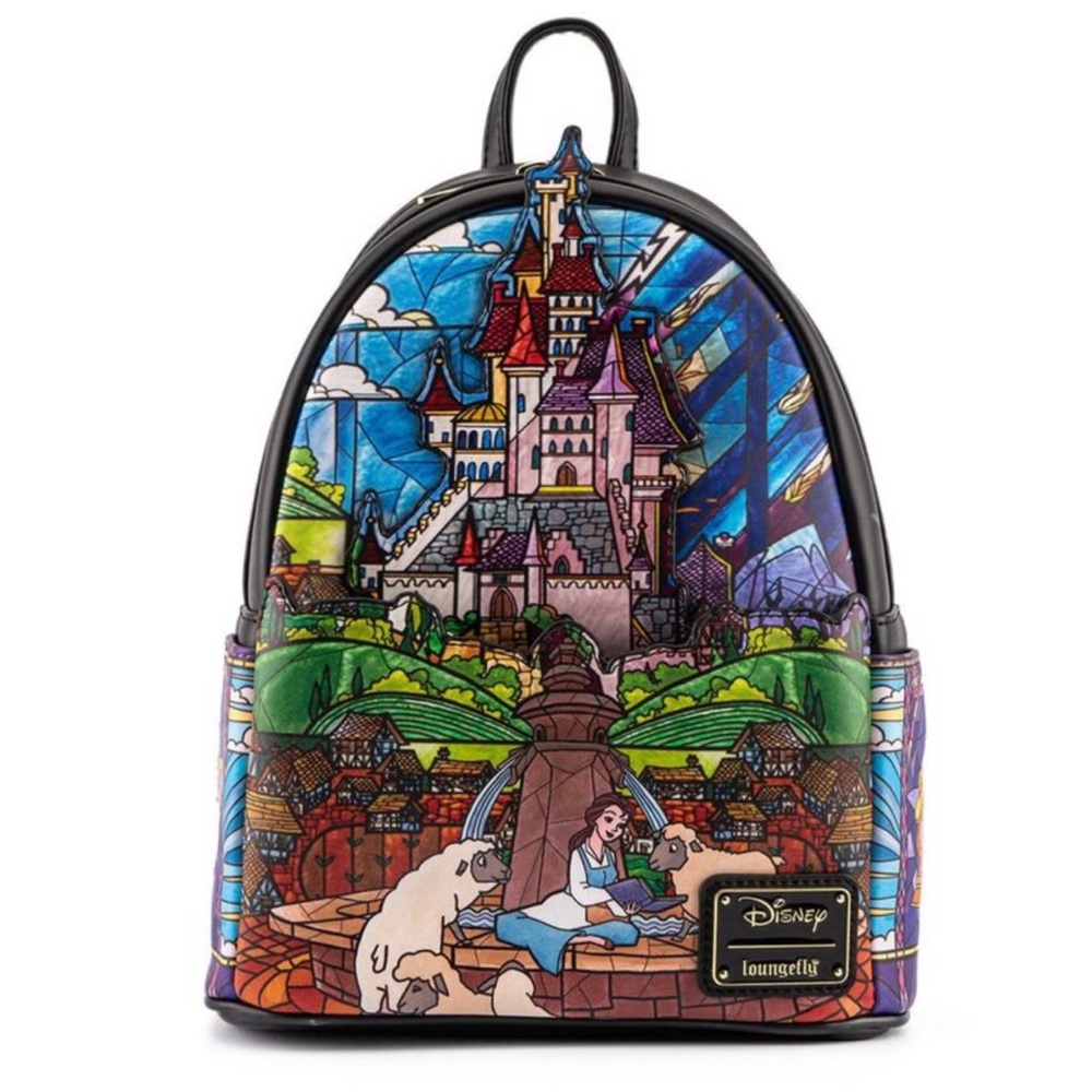 NWT. Loungefly Beauty and the Beast Mini Backpack